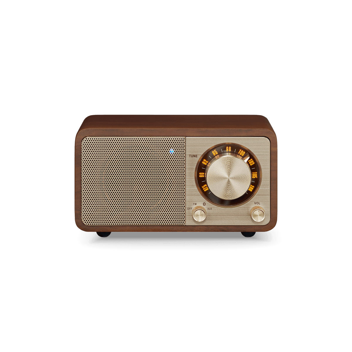 Radijas Sangean medinės spintelės dizaino FM / Bluetooth / AUX Cherry / WR-7