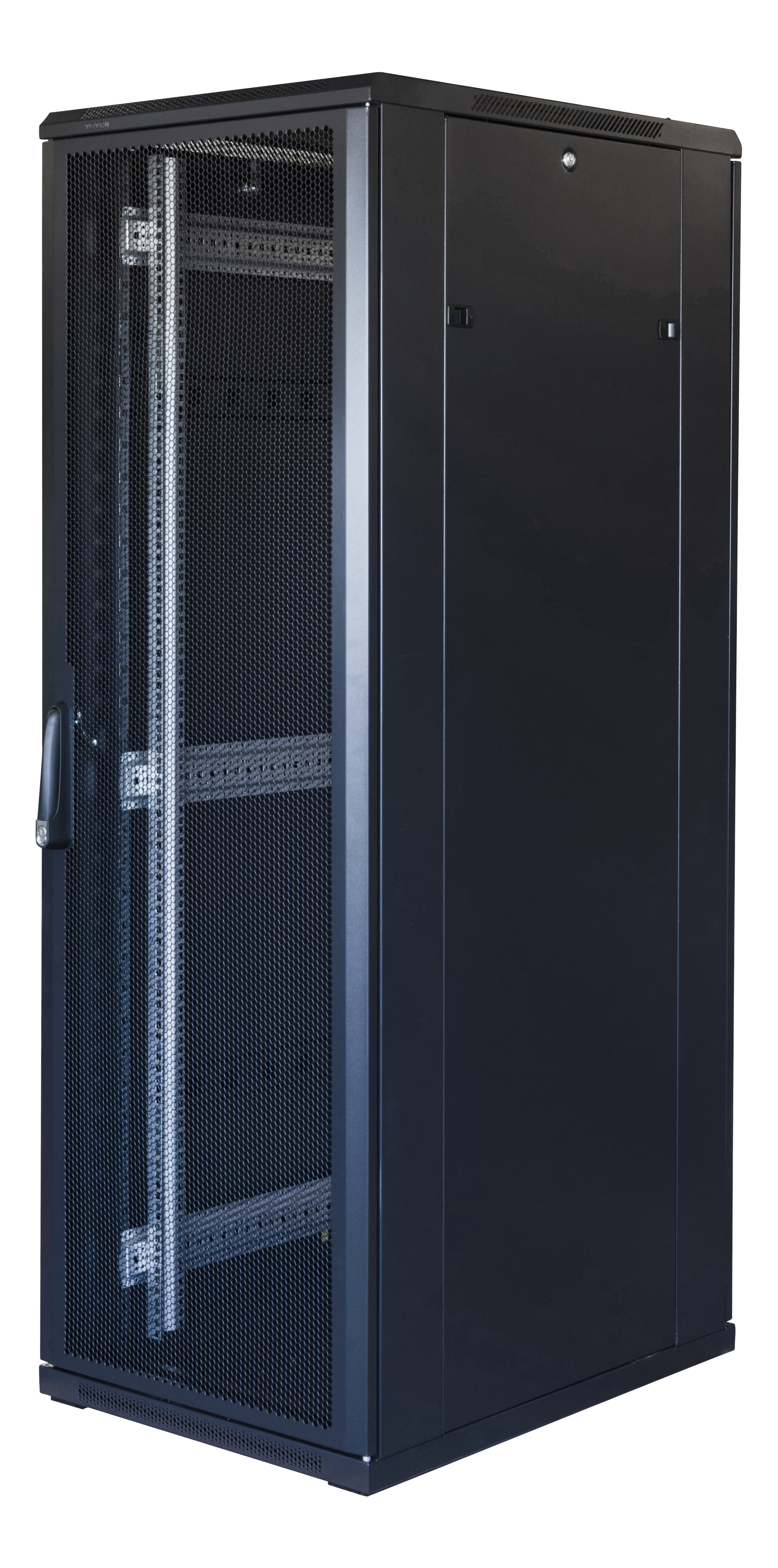 19" Komutacinė spinta TOTEN, System G, 37U, 600x1000, perforuotos durys, iki 800kg, juoda / G3.6037.9801 / 19-G6037PP