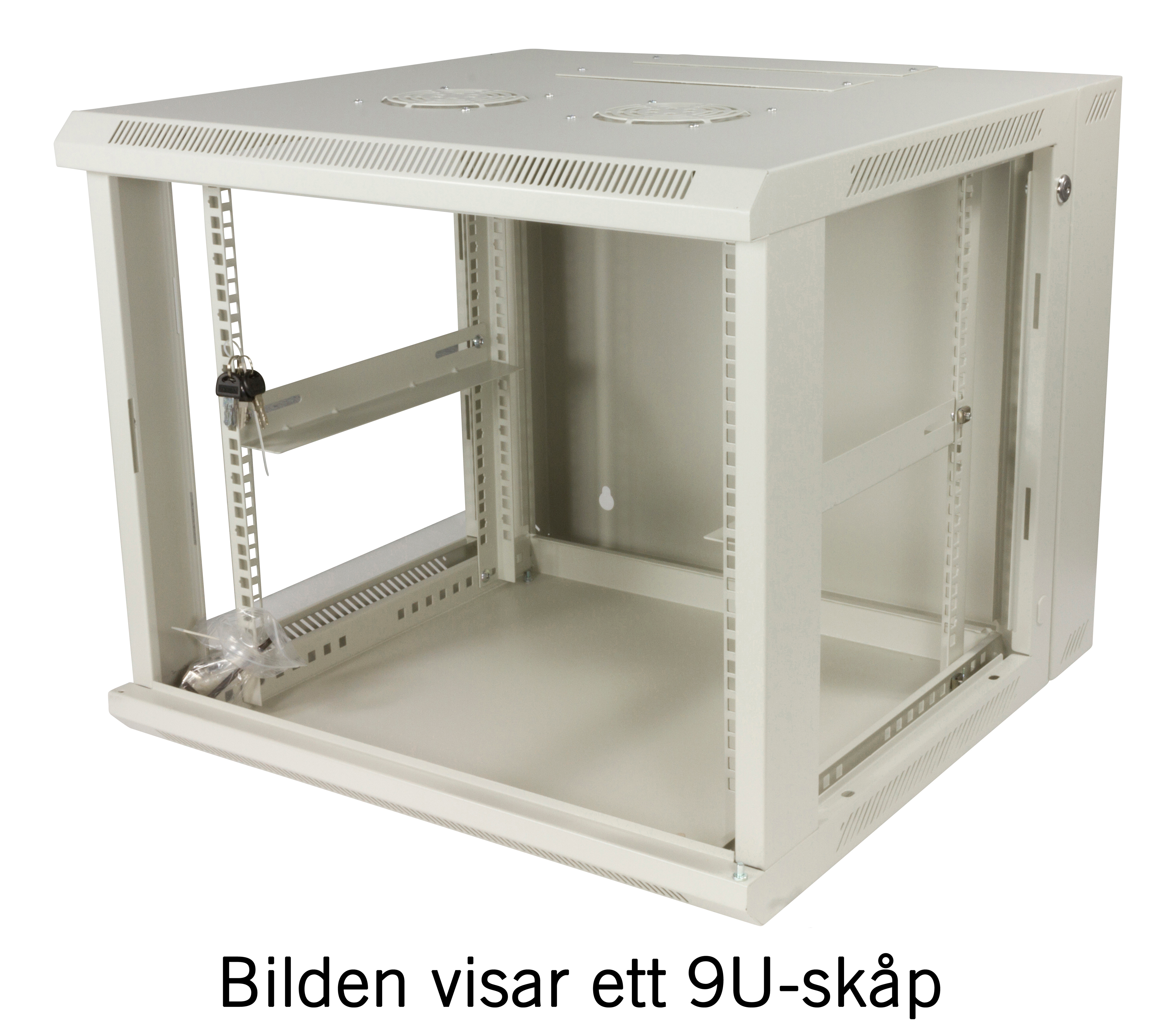 19” Komutacinė spinta TOTEN, System Z, 6U, 600x600, stiklinės durys , balta / ZS66066000 / 19-Z6606V