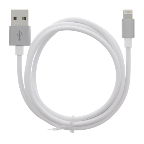 Kabelis MOB:A USB-A - Lightning 2.4A, 1m, baltas / 383203