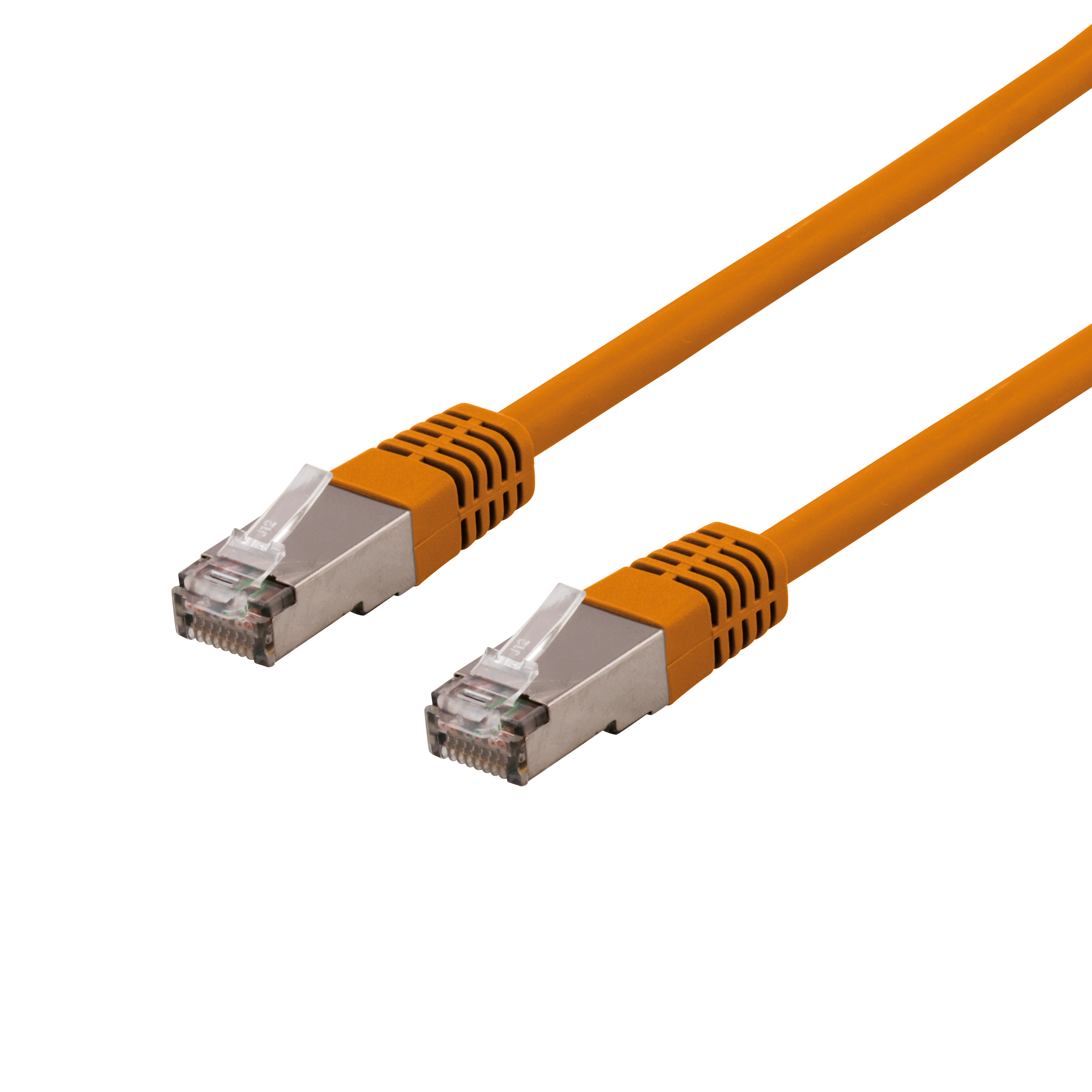 Kabelis DELTACO patch, S/FTP Cat6, LSZH, 2m, oranžinis / SFTP-62ORH