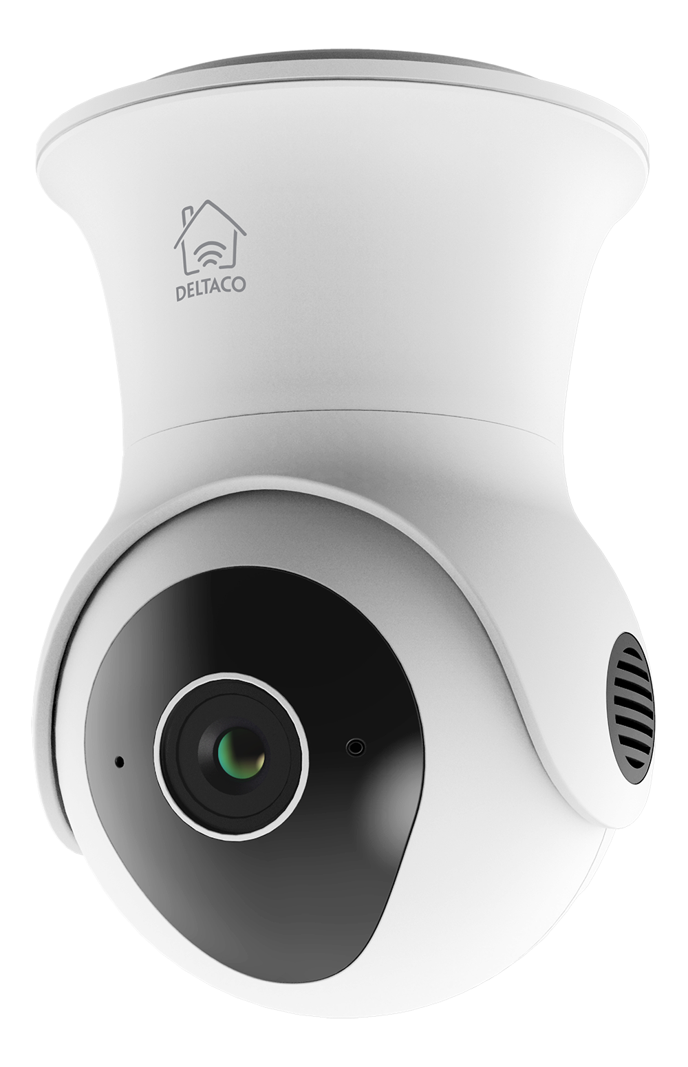 WiFi kamera DELTACO SMART HOME su motorizuotu pakėlimu & pasukimu, lauko, IP65, 2MP, ONVIF, balta / SH-IPC08