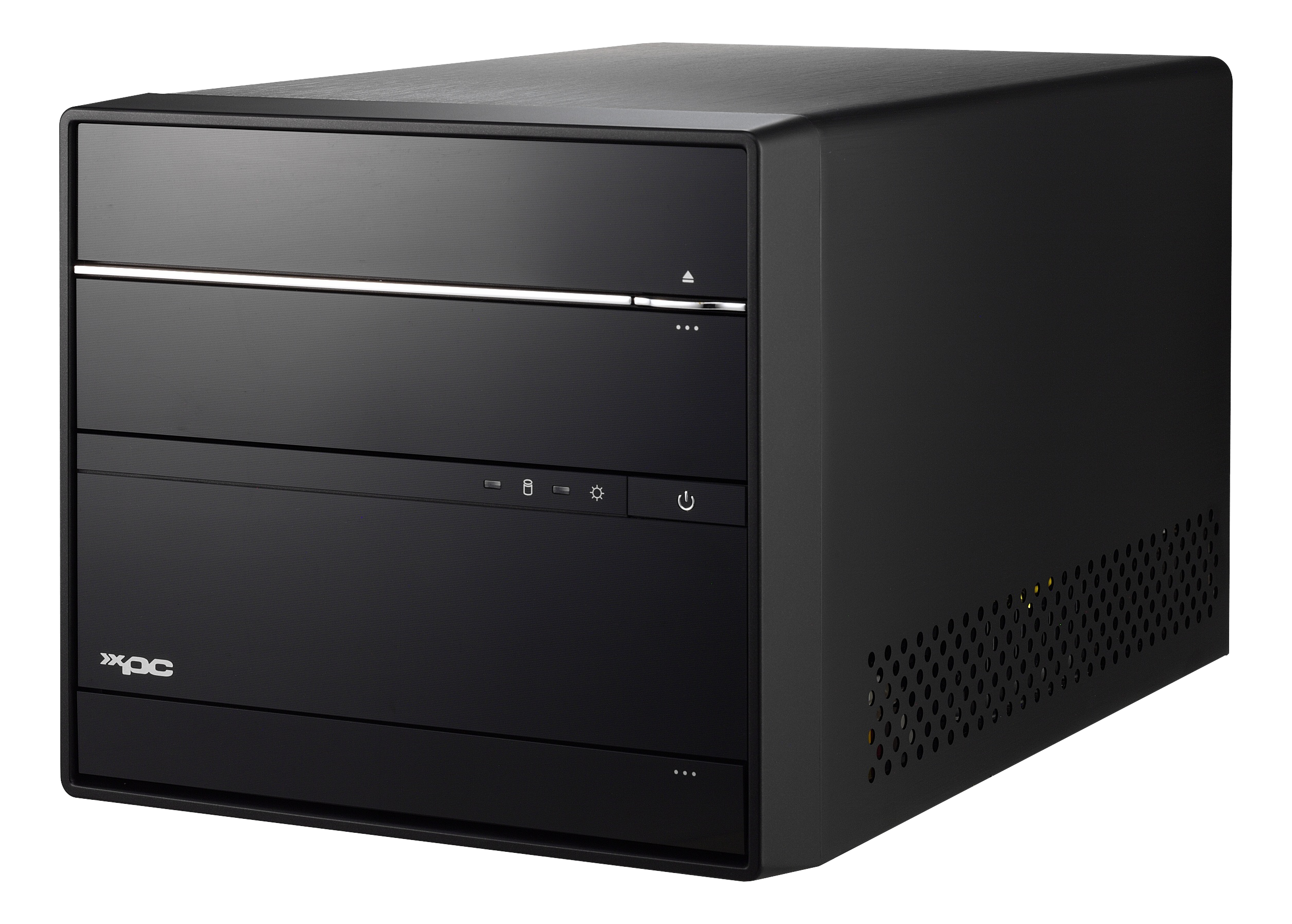 Cube PC Shuttle XPC barebone, H370, S1151v2, juodas / PC-SH370R661 / SH370R6V2-PLUS