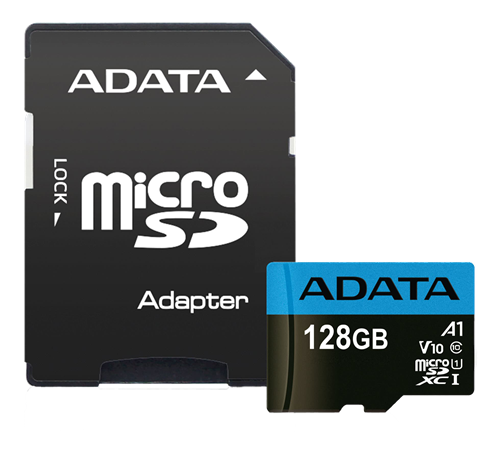 Atminties kortelė A-DATA MicroSDXC su SD adapteriu, 64GB / ADATA-393