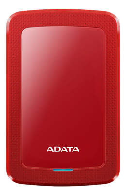 ADATA 2TB Kietasis diskas, 10.3mm, USB 3.1, Quick Start, Raudonas AHV300-2TU31-CRD  / ADATA-435
