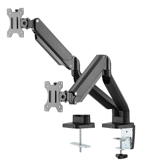 Stalinis laikiklis DELTACO OFFICE su dujine spyruokle 17"-32", 1,5-8kg, 75x75-100x100DE / ARM-0351
