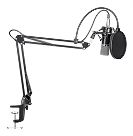 Mikrofono rinkinys MAONO mikrofonas, šerdis16mm, juodas / AU-A03