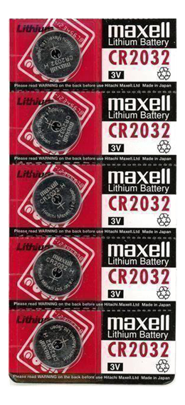 Baterija Maxell ličio, 3V, CR2032, 5 vnt / BAT-925