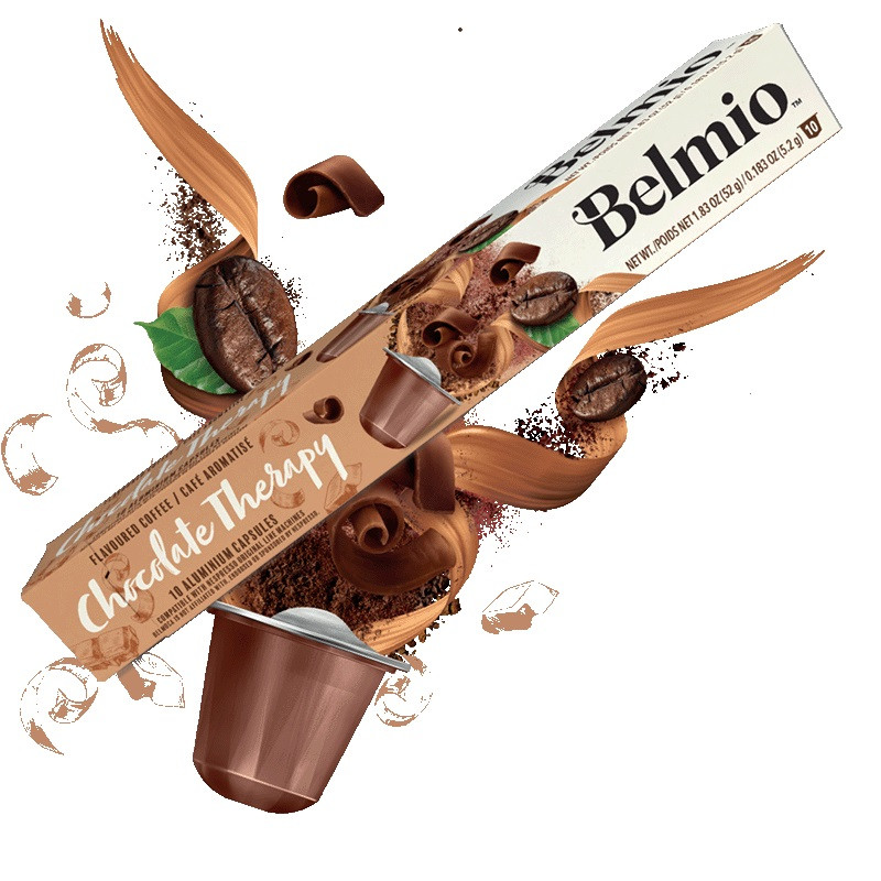Kavos kapsulės Belmio Chocolate Therapy, Nespresso kavos aparatams, 10 kapsulių / BLIO31181 