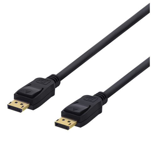 DELTACO „DisplayPort“ kabelis, 5 m, 4K UHD, DP 1.2, juodas DP-1050D