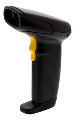 Barkodų skaitytuvas su  CCD technologija, the 500mm range, IP54 , USB, black Deltaco SC750 / DUR-798