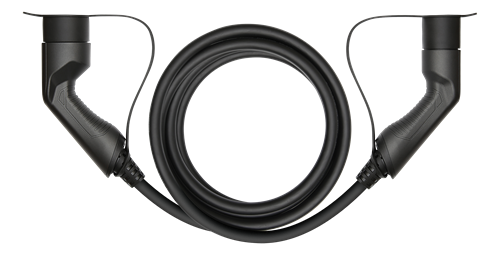 Elektromobilio įkrovimo kabelis DELTACO Type 2 - Type 2, 3 fazių, 16A, 11KW, 5m / EV-3215