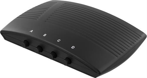 DELTACO HDMI komutatorius, 4 in į 1 out, Full HD 60Hz, 19-pin / HDMI-206