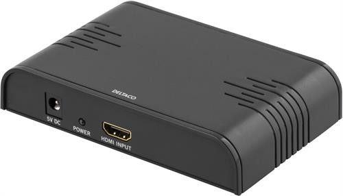 Konverteris DELTACO HDMI į SCART, juodas / HDMI-SCART2