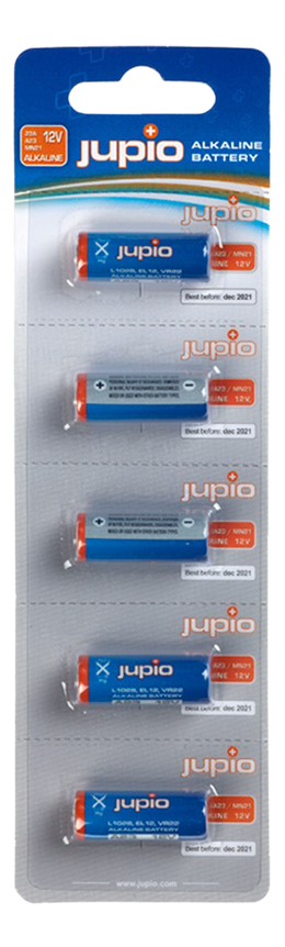 Baterija JUPIO 12V 23A MN21 / V23GA / L1028 / EL12 / VR22 5 vnt. (JCC-23A) / JUPIO10286