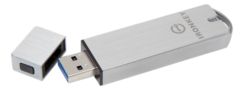 USB 3.0 atmintis Kingston IronKey Basic S1000 16GB, sidabro sp. / KING-2314