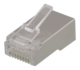  RJ45 jungtis kištukui, Cat6, ekranuotas, 20 vnt DELTACO / MD-18S