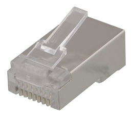 RJ45 jungtis kištukui, Cat5e, ekranuotas, 20 vnt DELTACO / MD-3S