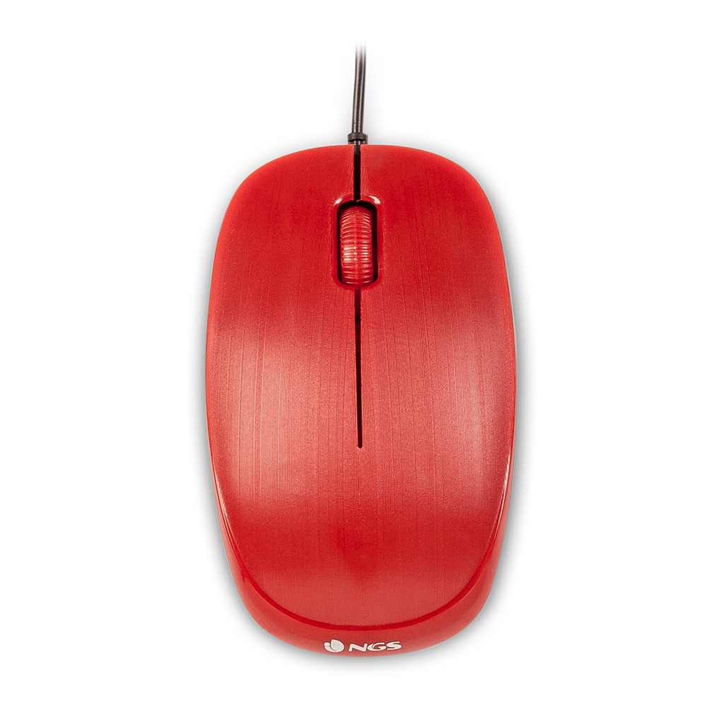 NGS Flame red, LAIDINĖ OPTINĖ PELĖ. 1000 DPI