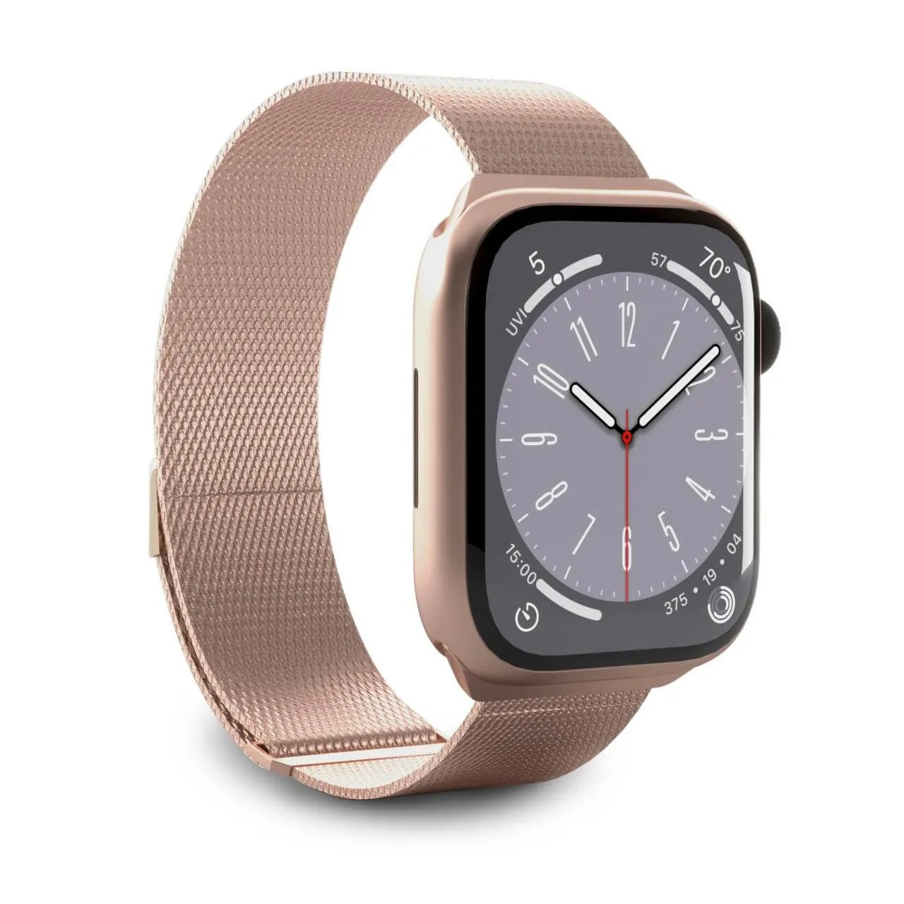 Milanese magnetinė apyrankė PURO skirta Apple watch 40mm, rožinė / PUMILAW40ROSE 