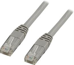 DELTACO U / UTP Cat6 kabelis, 3m, 250MHz, Delta-certified, LSZH, pilkas / TP-63