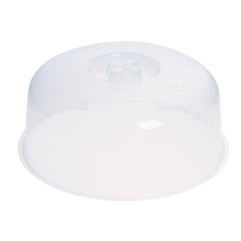 Plastic lid for microwave 23cm, clear / 352402
