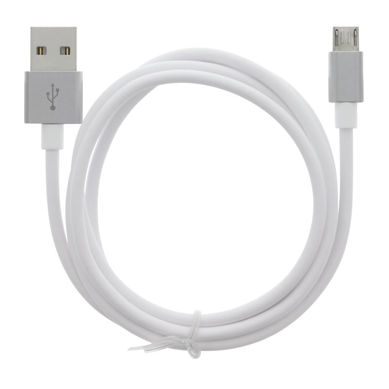 Cable MOB:A USB-A - MicroUSB 2.4A, 1m, white / 383205