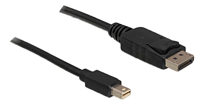 Cable Delock Cable Mini Displayport, 1.2 male TO DisplayPort male, 4K, 60 Hz, 1.0 m / 82698