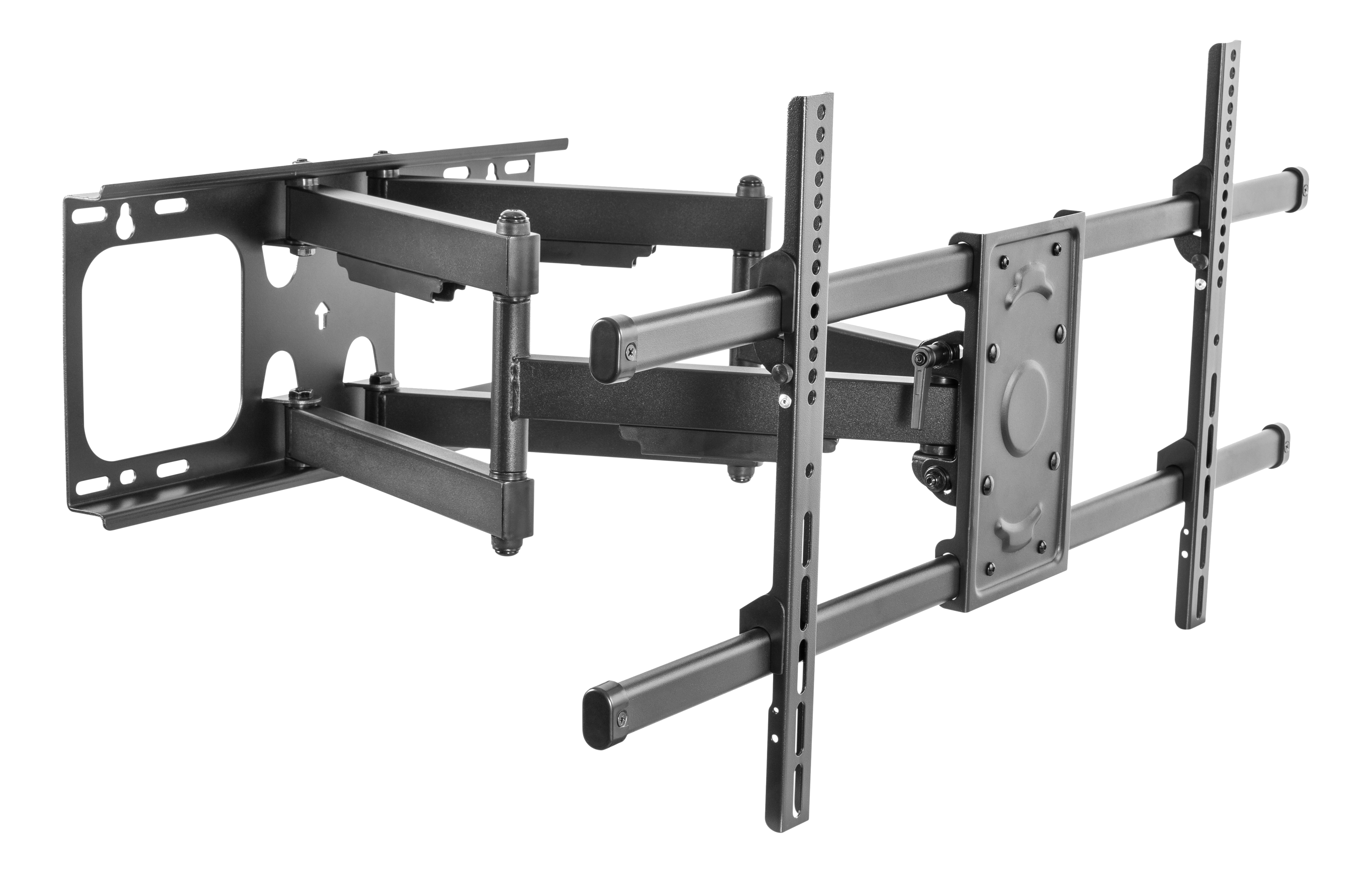 3-way wall mount DELTACO OFFICE heavy-duty, full-motion, 37-75", VESA, black / ARM-0260