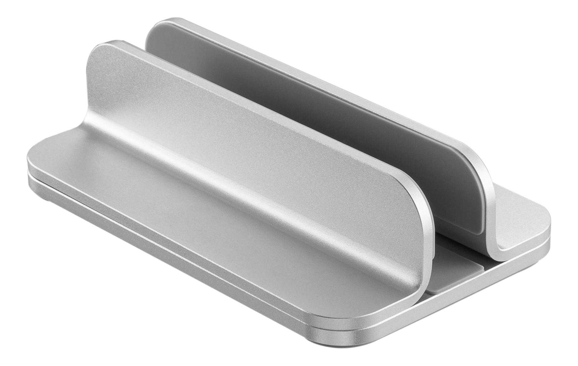 Vertical laptop stand DELTACO OFFICE aluminum, 11-17, silver / ARM-0532