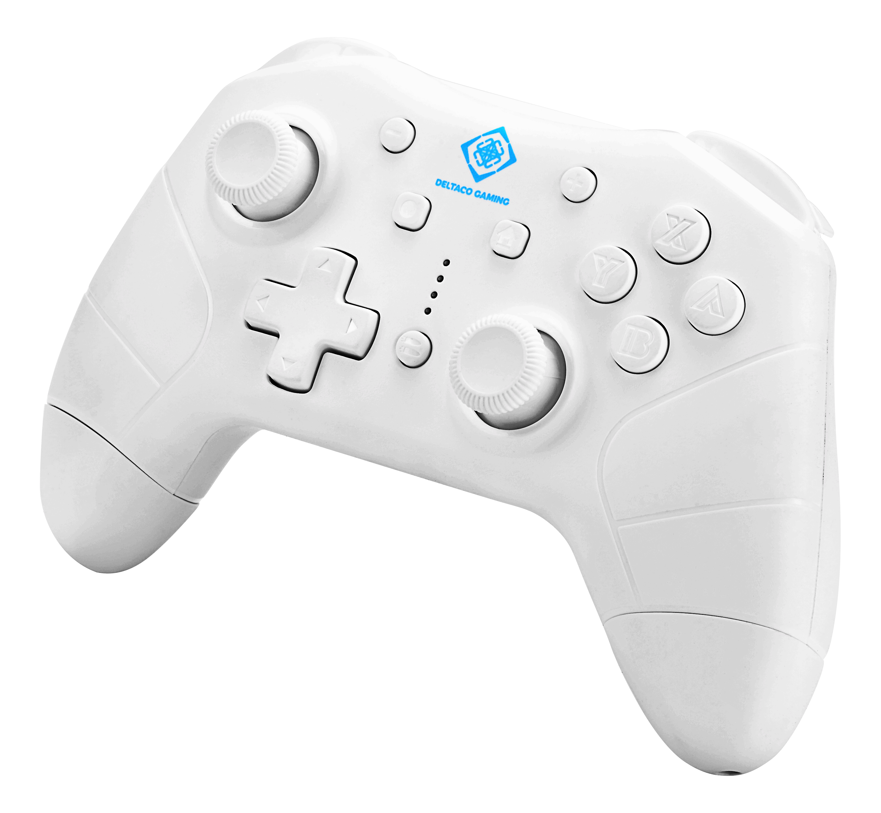 Controller DELTACO GAMING for Nintendo Switch / PC / Android, Bluetooth 2.1, ABS plastic, white / GAM-103-W