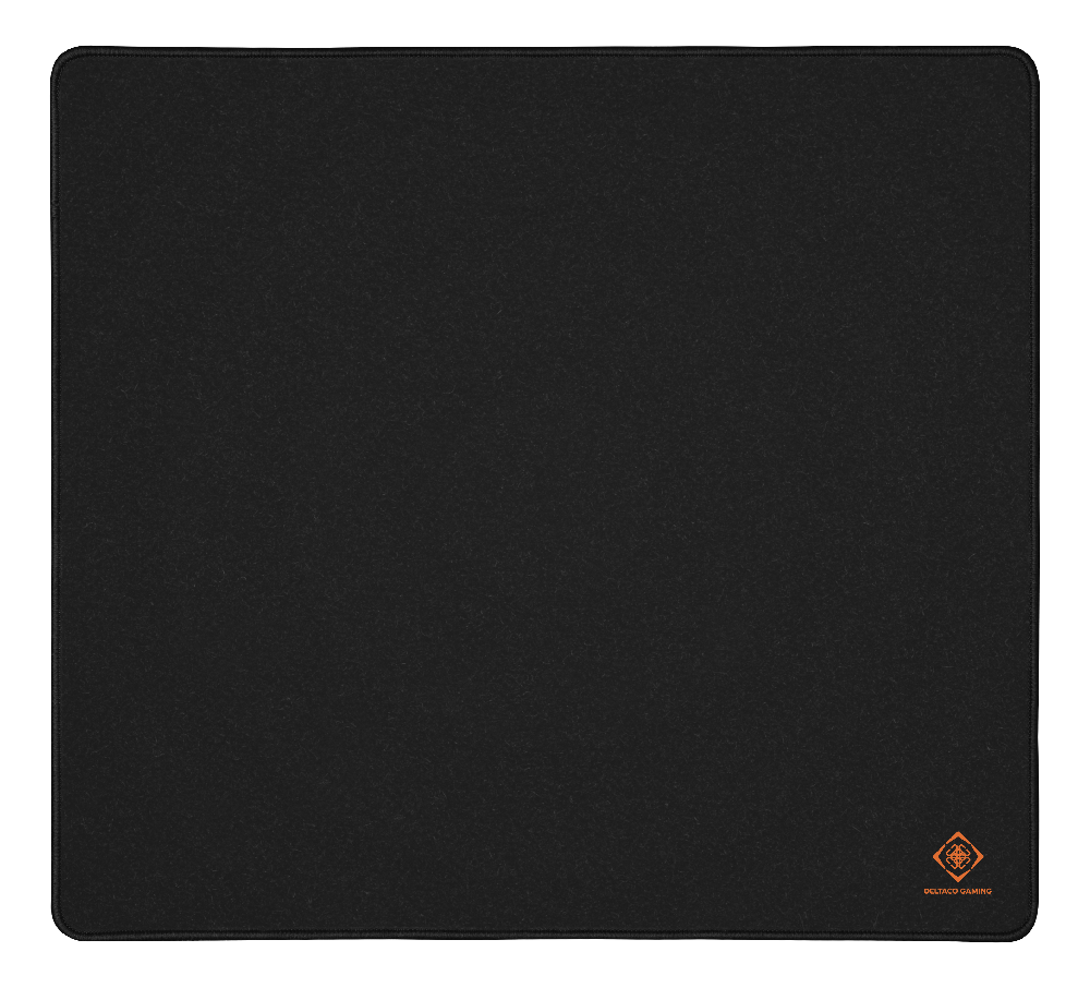 Mousepad DELTACO GAMING DMP460 L, 450x400x4mm, stitched edges, black / GAM-137
