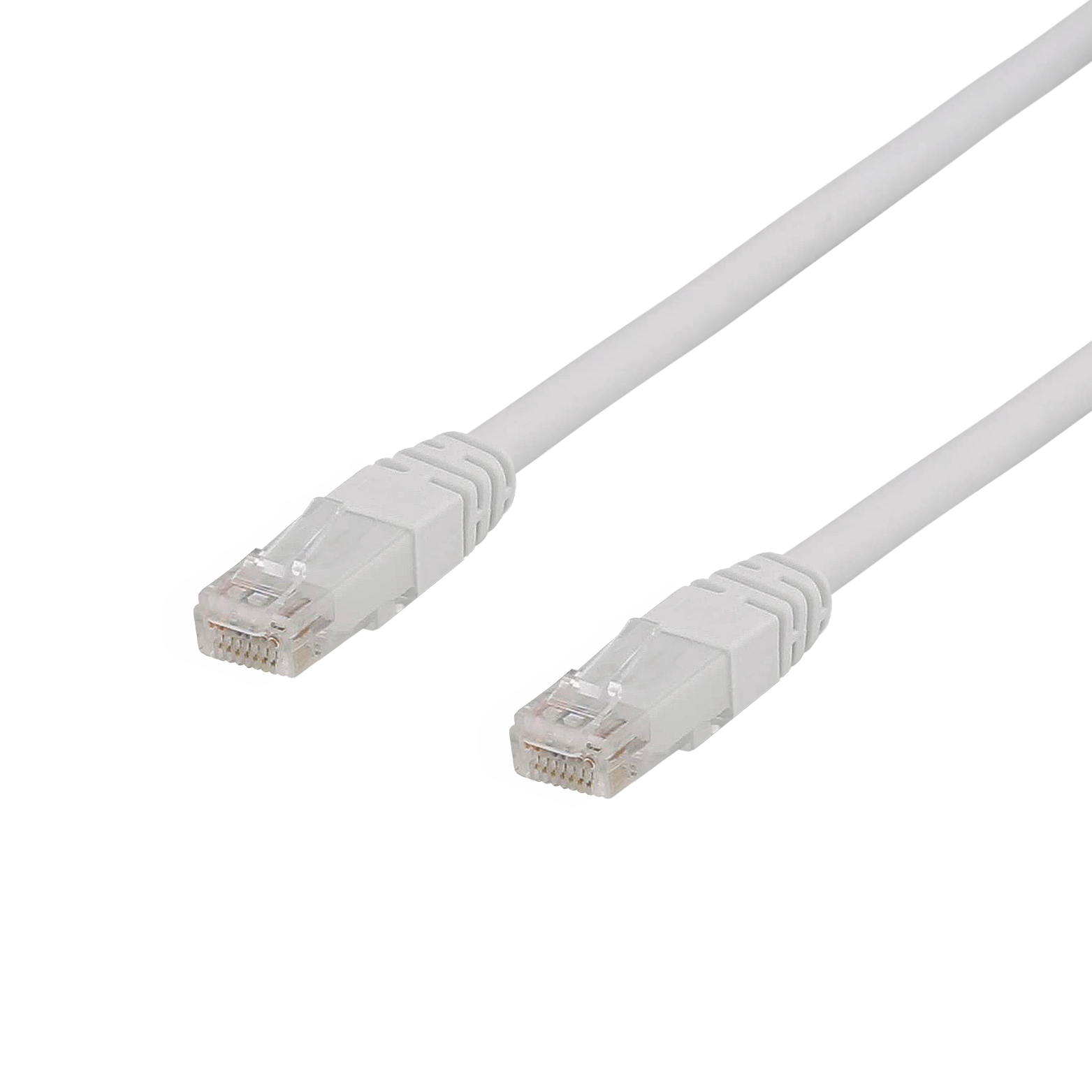 Cable DELTACO U / UTP Cat6a patch, 1m, 500MHz, LSZH, white / TP-61VAU