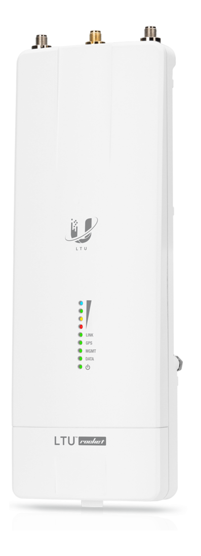 Wireless access point Ubiquiti LTU-Rocket, PtMP, 5 GHz  Ac, 2xRP-SMA connectors, white / UBI-LTU-ROCKET