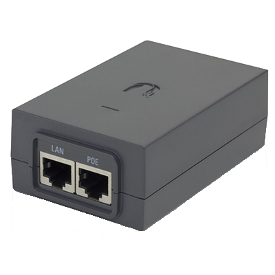 Spare PoE Gigaports Ubiquiti UniFi 24V, 24W, black / UBI-POE-24-24W-G