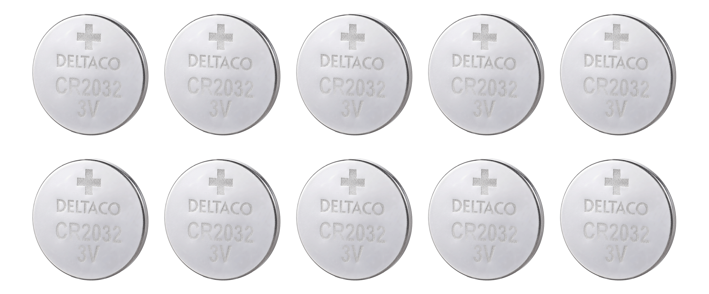 Ultimate Lithium battery DELTACO, 3V, CR2032 button cell, 10-pack / ULTB-CR2032-10P