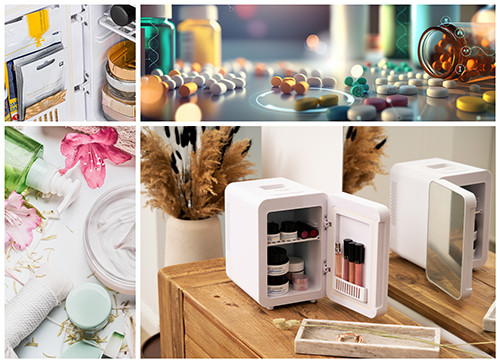 Mini refrigerator with mirror ADLER AD8085