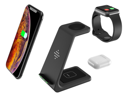 GADGETMONSTER Wireless Charger 3-in-1, charge your iPhone / iWatch / Airpods at the same time / GDM-1005