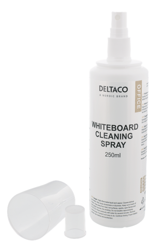 DELTACO whiteboard cleaning liquid, 250ml / CK1029