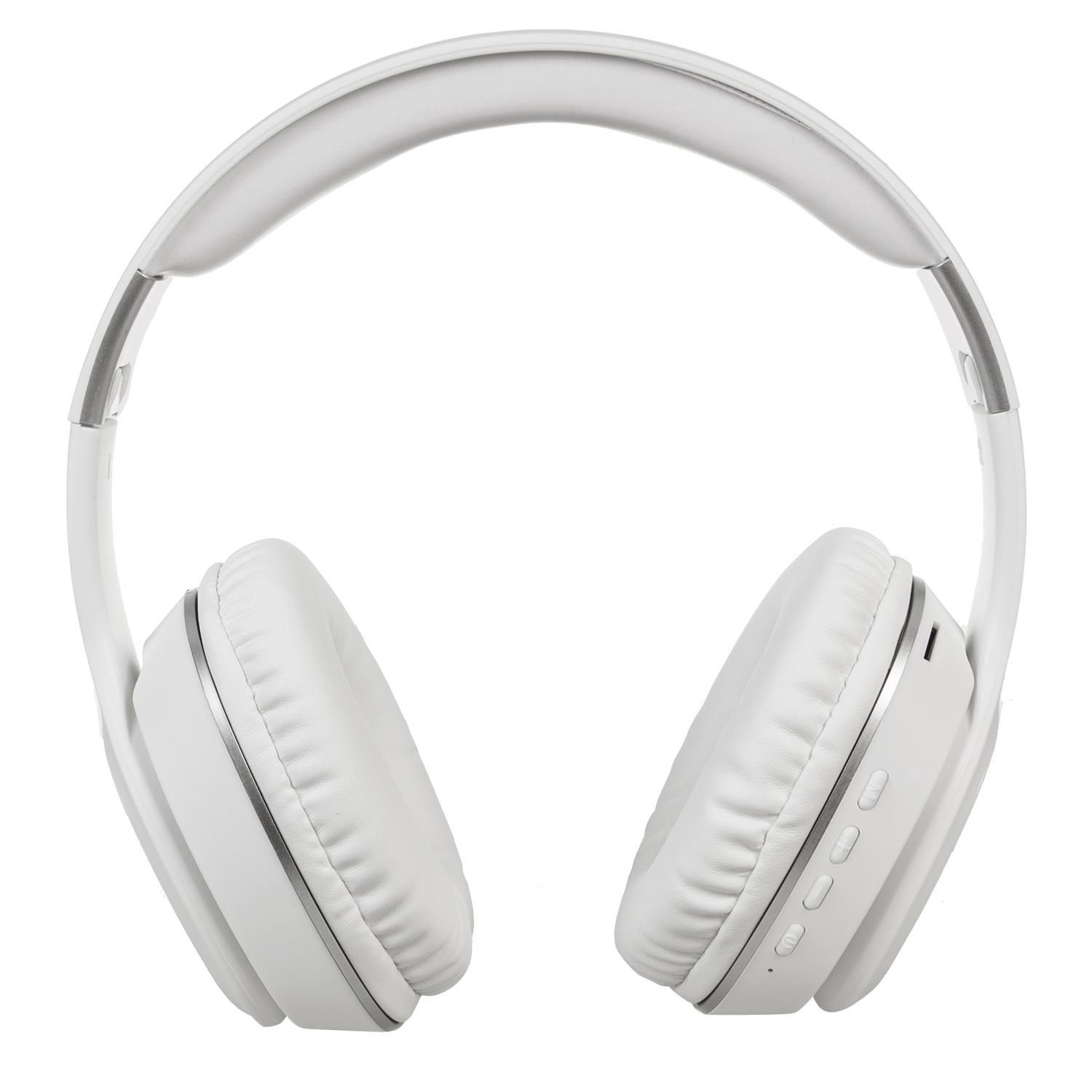 Headphone Audiocore BT V5.0, 200mAh, 80db, 10m, white / AC705W