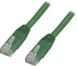 Cable DELTACO U / UTP Cat5e 0.5 m, green / G05-TP