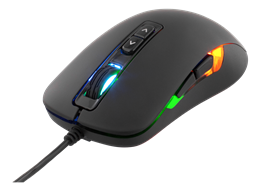 Mouse DELTACO GAMING wired, 800-2000 DPI, 125 Hz, LED, USB, Black / GAM-029