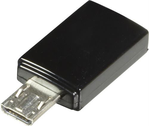 Adapter for Samsung Galaxy devices DELTACO, black / GLX-317