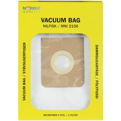 Dust bags Nordic Quality MNI2156 Nilfisk 5pcs + 1 filter / 358511