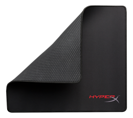 HyperX FURY S Pro Gaming Mouse Pad, Large 450x400x3mm, edge seam, structured underside in natural rubber, fine woven surface, black KING-2381