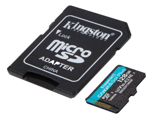 128GB microSDXC KINGSTON Canvas Go Plus 170R A2 U3 V30 Card + ADP / KING-3057 / SDCG3/128GB