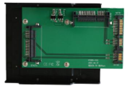 Dual CFast Card for dual SATA, 22pin SATA DELTACOIMP green / KT009A