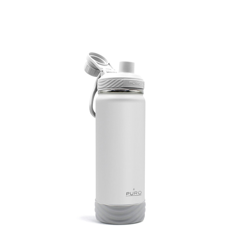 Thermal bottle PURO outdoor, stainless steel, BPA free, 500ml, grey / WB500OUTDOORDW1LGREY