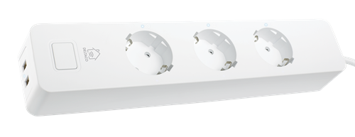 Branch Socket DELTACO SMART HOME 3xCEE 7/4, USB-A 2A, white / SH-P03USB2