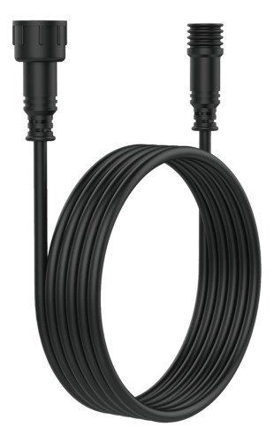 5-pin extension cable DELTACO for outdoor lighting, IP54, 10m, black / SH-OLC02
